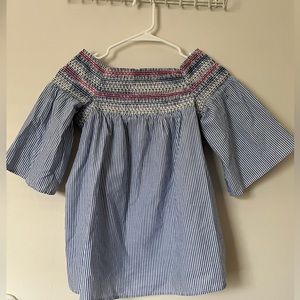 NWOT beachlunchlounge Collection off shoulder blouse
